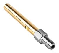 Pressure Washer Nozzle, Long Range Nozzle Tip with 1/4 Inch Quick Connect, Stainless Steel & Brass Construction for High-Reach Cleaning on Roofs Walls and Concrete