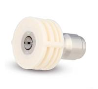 Pressure Washer Nozzle Set with 14 Quick Connector Nozzles Suitable for Car Cleaning, Compatible with High Pressure Sprayers (White)