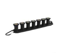 Pressure Washer Nozzle Tips 7-Pack with Holder, Stainless Steel Spray Jets, Quick Connect 4000 PSI Cleaning Tips, Colour Coded Spray Nozzles Including Soap(black)