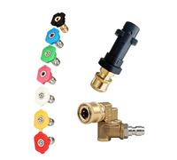 Pressure Washer Nozzle Tips, Multiple Spray Modes Sprayer Fitting Parts, Professional Power Washer Accessories, High Performance Cleaning Set, Multi-Color