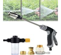 Pressure Washer Nozzle with Spray Bottle and Connecting Hose, Effortlessly Cleans Sidewalks and Patios, Tool-Free Installation for Easy Use