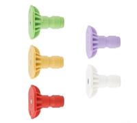 Pressure Washer Nozzles 1/4 Inch Quick Connect Set Heavy Duty Spray Nozzle for Car Washing Garden Cleaning Concrete Driveway Patio Deck Outdoor Cleaning(1.4mm（055）)