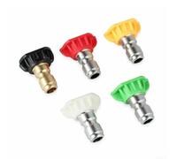Pressure Washer Nozzles /4 Inch Quick Connect Spray Tips Set, Pack Color Coded High PSI Cleaning Nozzle with Stainless Steel Sprayer and Soap Dispenser Tip For Detergent
