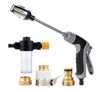 Pressure Washer, Power Washers for Patio and Car, 3 Spray Modes Adjustable High Pressure Washer with Foam Can & Connector, Handheld Cordless Power Pressures Washers Guns Cleaning Tool, for Garden