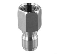 Pressure Washer Quick Release 3/8 Brass Coupling Connector Male Female G38 Thread for Hose Connection and High Pressure Washer (Male)