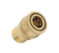 Pressure Washer Quick Release Mini M22 Female to 1/4 Male Brass Coupling