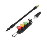Pressure Washer Replacement Spray Wand with Turbo Nozzle and 5 Spray Tips and Nozzle Holder Compatible with Bosch, Black & Decker, AR, Michelin, Stanley, Mac Allister, Cecotec