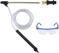 Pressure Washer Sandblaster Kit, Wet Abrasive Sandblasting Attachment, 1/4 Inch Quick Connect or Compatible with Karcher Adapter, 2500PSI