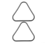 Pressure Washer Seal Ring Metal Triangular Clamp Compatible With K2 K3 K4 Code 9.081-422.0 Leak-Resistant Replacement Upgrade Heavy-Duty Construction Easy Tool-Free Installation (2pcs)