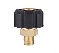 Pressure Washer Snow Foam Lance Adapter Connector for Bosch and For Karcher For K Series, Brass and Stainless Steel Quick Connect Fitting for High Pressure Car Wash(C)
