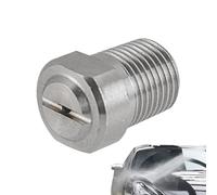 Pressure Washer Spray Nozzle - Cleaning Tip for Powering | Stainless Steel with Threaded Connection, Optimized Water Efficiency, Precision Fan Pattern for Patios, Walkways, Siding and Driveways