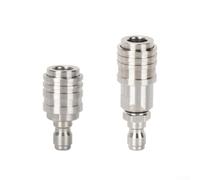Pressure Washer Stainless Steel 1/4 Quick Connect Fittings with Rust Resistant Construction for Reliable Connections on NPT Compatible Equipment