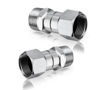 Pressure Washer Swivel Fittings, M22 14mm Thread, M22 14mm Male to Female Swivel Joint, Stainless Steel 360 Degree Connector for Pressure Washer Gun & Hose, 5000 PSI, 2 Pcs