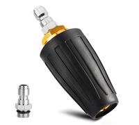 Pressure Washer Tips Turbo Nozzle Pressure Washer 3000 PSI Max Rotating Pressure Washer Nozzle with 2PCS 1/4'' Quick Connect for Cleaning Brick, Concrete, and Vinyl Surfaces