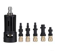 Pressure Washer Tool Adapter for Karcher Units Converts T-Type Clamp to M22 14mm Quick Connect Interface (E)