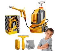 Pressure Washer - Toy Power Sprayer, Pretend Play Cleaner | Portable Outdoor Water Blaaster, Tank Backpack for Backyard Washing Games Car Cleaning Garden Playset Fun Activity Spray Tool Rooleplay