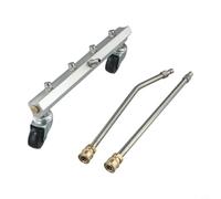 Pressure Washer Under Car Cleaner with 360 Degree Rotating Casters and 4 Nozzles for Easy Grime Removal