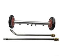 Pressure Washer Undercarriage Cleaner, 16-Inch Dual-Function Undercarriage Cleaner With Extension Pole Pole For Driveways Patios