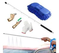 Pressure Washer Wand - Radiator Flush Tool | 24in Spray Cleaner Device, Quick Coupler Nozzle Tips for Car RV Home HVAC Condenser Gutter Outdoor Vehicle Maintenance Cleaning