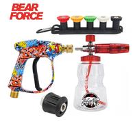 Pressure Washer Water Gun Kit for Car Cleaning Hose Connector For Karcher Nilfisk Parkside Bosch Quick Connector Nozzles Type C