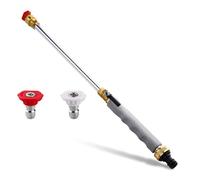 Pressure Water Hose Nozzle with 2 Nozzles and Easy Connecting Design for Outdoor and Car Washing Upgraded Nozzle Electric