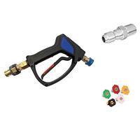 PressureWasherPartsUK 350 Bar SG35 Swivel Trigger Compatible to Fit Karcher Easy!Force Pressure Washers 11.6mm Q/R 5 Nozzles
