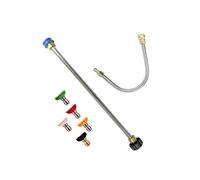 PressureWasherPartsUK Q/R Lance Quick Release Nozzles Chassis Gutter Tool Compatible with to Fit Karcher M22F to Fit HDS