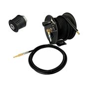 PressureWasherPartUK 20 m High Pressure Hose Reel Compatible to Fit Nilfisk Pressure Washers + 3m Extension Hose & Quick Release Outlet Adapter
