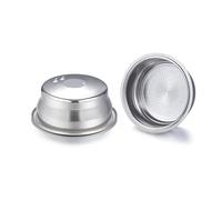 Pressurized filter basket compatible with Breville sage BES870/875/880/878/890/810 Barista Infuser bambino plus BES 500 Two Cup Dual Wall Filter, 54mm coffee machine replacement accessories