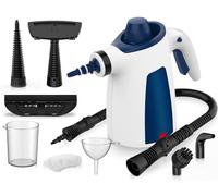 Steam Cleaner, Pressurized Handheld Steam Cleaner for Home with Safety Lock & 9 PCS Accessories, 350ML Large Water Tank Multi-Surface Steamer for Cleaning Car, Tile, Grease, Grout and Upholstery