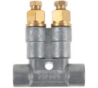 Pressurized Hydraulic Diverter Valve for Two-line Distribution Metal | Centralized Systems, Maintenance Technicians, Machinery Bearings and Industrial Motors, Supports Two Points Random Style