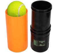 Pressurizer for Saver Tennis Ball - Pressuriser Ball for 4 Balls | Integrated Pump | for All Court Surfaces | Paddle Balls with High Visibility HV Felt | for Training