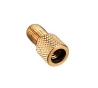 Presta to Schrader Valve Adapter Bike Pump Converter Brass