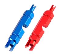Presta Valve Core Removal Tool 2PCS,Multifunctional Tyre Valve Removal Tool, Portable,for Conventional Schrader Valves, Detachable Presta Valves Core, Tubular Tires and Presta Valve Extension Rods