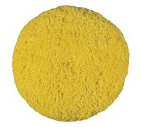 Presta Yellow Blended Wool Cutting Pad - 9” Single-Sided Hook & Loop / 1.5” Thick Wool Pile / Removes 2000 Grit and Lighter Sanding Scratches (890142)