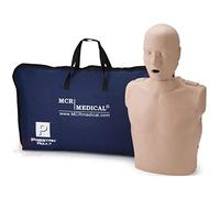 PRESTAN PP-AM-100M-MS Professional Adult CPR-AED Training Manikin with Feedback, Medium Skin, MCR Medical