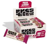 Presteez - Pecan & Cherry Bar Enhanced With Protein - Pressed Fruit & Nut Natural Snack - No Added Sugar or Sweeteners - 50g - 12 Pack