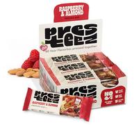 Presteez Raspberry & Almond Fruit and Nut Bar - Healthy Snacks, No Added Sugar or Sweeteners, Vegan, Gluten Free, High Fibre Energy Bars, Support Clean Eating, 35g, 12 Pack