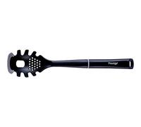Prestige 2-in-1 Spaghetti Spoon - Pasta Spoon & Spaghetti Measure Spoon with Non Scratch Silicone Edges, Heat Resistant Kitchen Utensils to Protect Non Stick Cookware, 39cm, Black & Grey