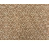 PRESTIGE 54" Clearance Gold L C Damask Vintage Cotton Designer Upholstery Curtains/Cushions Fabric - Per Metre