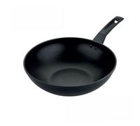 Prestige 9 x Tougher Wok Non Stick 29cm - Induction Wok with Scratch Resistant Non Stick, Stay Cool Easy Grip Handles, Oven & Dishwasher Safe Stir Fry Pan, Dark Grey