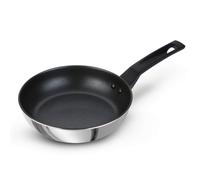 Prestige 9 X Tougher Silver Round Stainless Steel Induction Suitable Frying Pan With Ergonomic Handle 31Cm