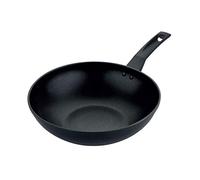 Prestige 9 x Tougher Wok Non Stick 29cm - Induction Wok with Scratch Resistant Non Stick, Stay Cool Easy Grip Handles, Oven & Dishwasher Safe Stir Fry Pan, Dark Grey