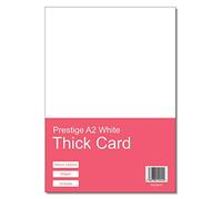Prestige A2 White Thick Card 300gsm - 20 Sheets