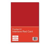 Prestige A3 Intensive Red 180gsm Craft Card x 50 Sheets per Pack