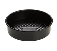Prestige Inspire Non Stick Round Cake Tin 23cm with Loose Base - Round 9 Inch Sandwich Cake Tins for Baking, Freezer & Dishwasher Safe, Heavy Gauge Carbon Steel Bakeware, Black
