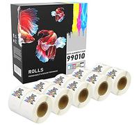 Prestige Cartridge 10 x 99010 28 mm x 89 mm Labels Compatible with Dymo LabelWriter 4XL, 310, 320, 330, 400, 450 Turbo/Twin Turbo/Duo & Seiko Smart Label Printer (130 Labels per Roll)