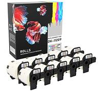 Prestige Cartridge 10x DK11209 29mm x 62mm Address Labels Compatible with QL-500 QL-550 QL-560 QL-570 QL-700 QL-720 QL-800 QL-810 QL-820 QL-1050 QL-1100 QL-1110 (800 Labels per Roll)