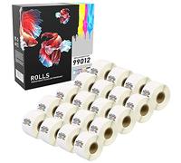 Prestige Cartridge 20 Compatible Roll Replacement for SLP-2RLE 36mm x 89mm Whte Address Labels (260 Labels/Roll)
