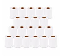 Prestige Cartridge 20 Compatible Rolls 72mm x 36mm White Direct Thermal Printer Labels (1000 Labels per Roll) for Zebra, Toshiba, Citizen, Eltron, Orion, UPS Label Printers